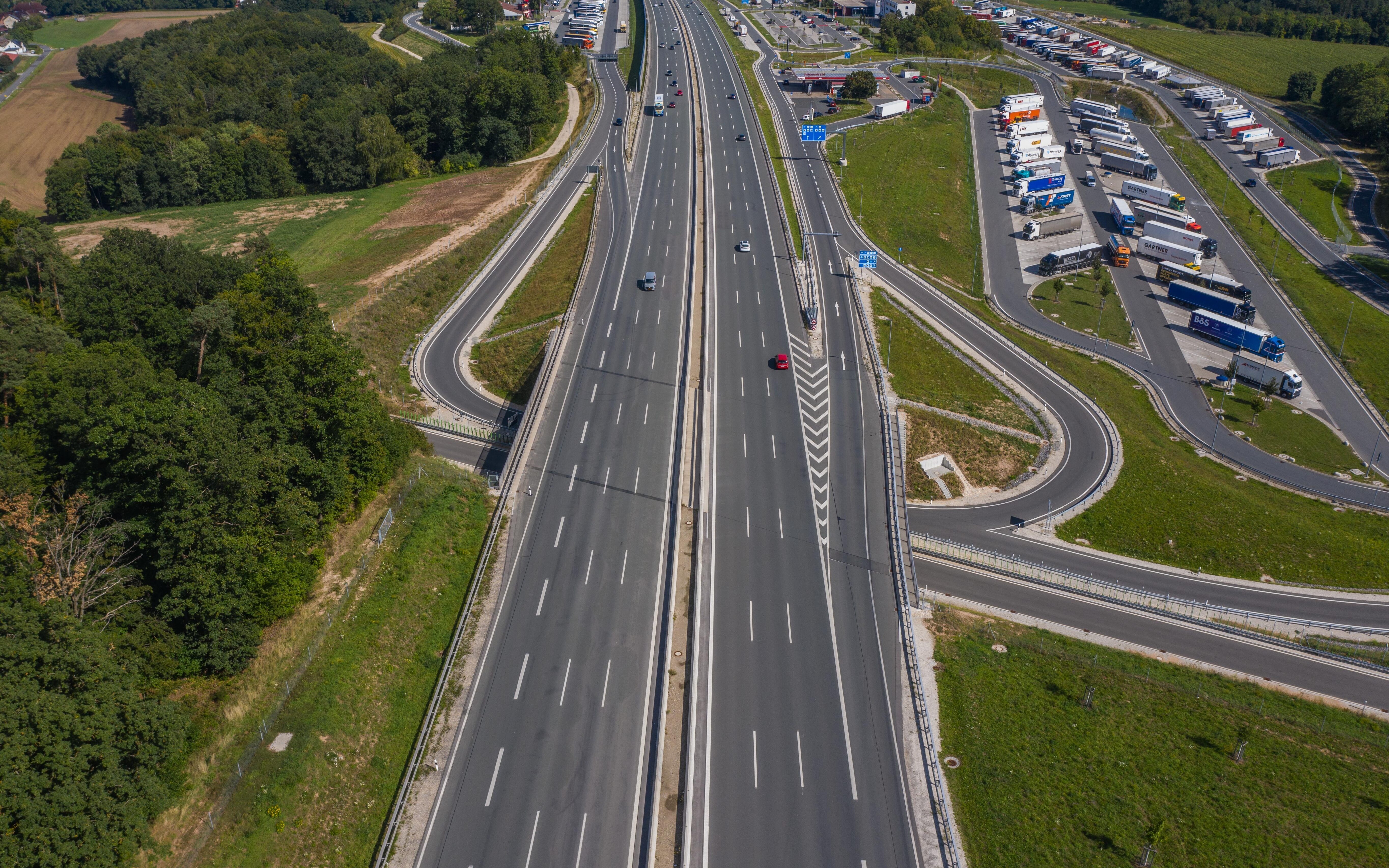 A3 Würzburg - Nürnberg: Dreispuriger Ausbau bis Jahresende fast abgeschlossen