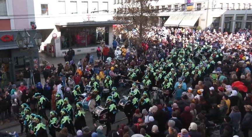Würzburg: Über 90.000 Besucher beim Faschingszug
