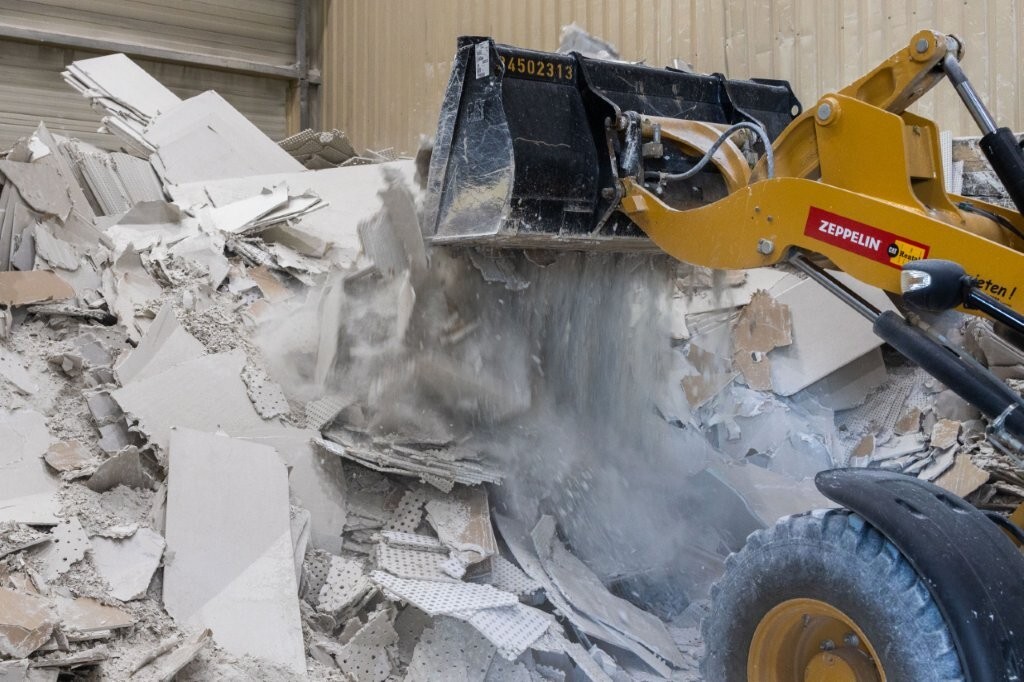 Iphofen: Knauf setzt auf Recycling-Gips Iphofen: Knauf setzt auf Recycling-Gips