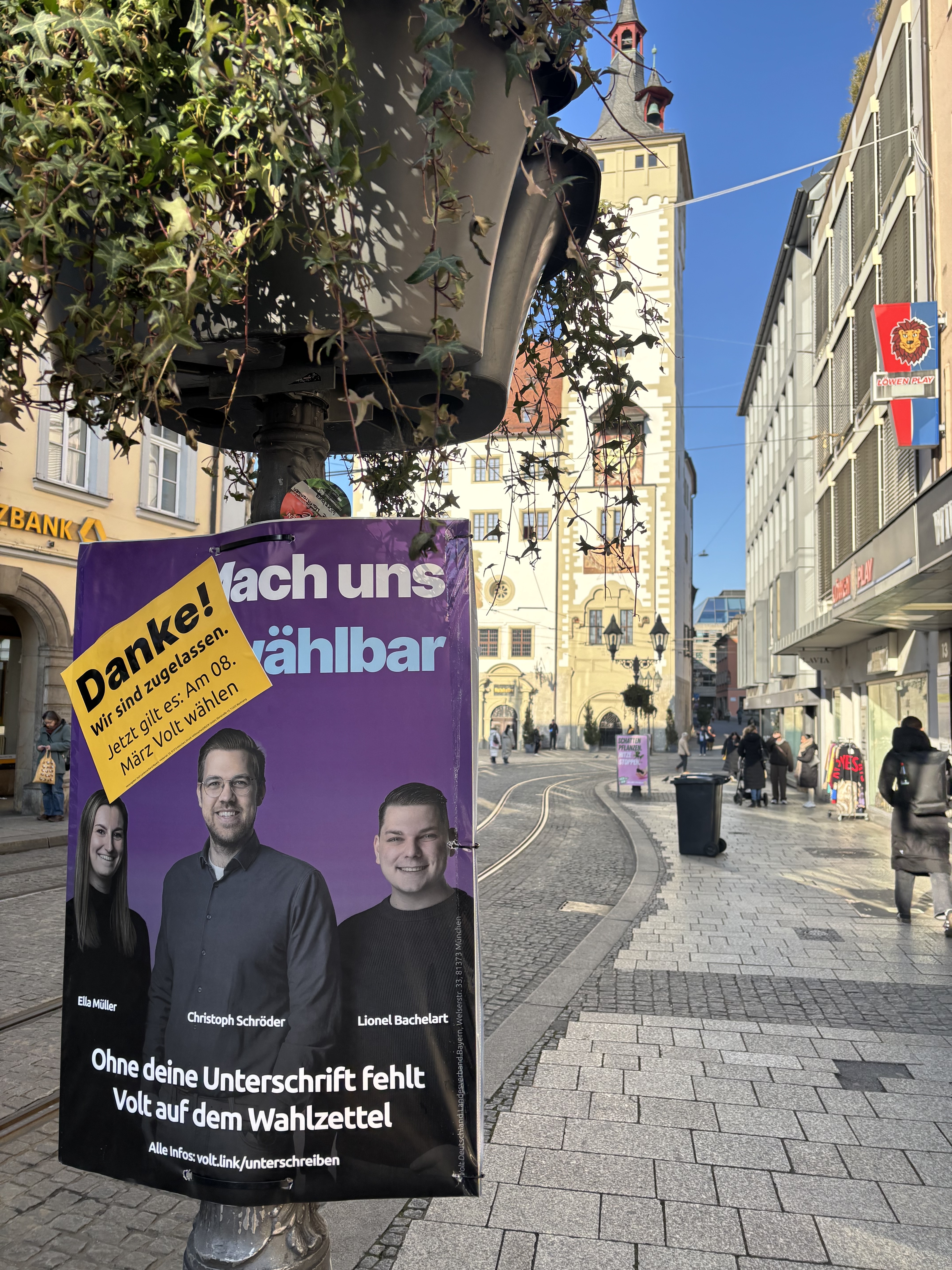 Würzburg: Volt landet offiziell auf Stimmzettel für Stadtratswahl