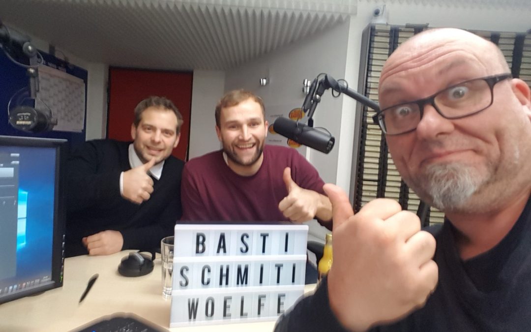 Basti Kraus & Stefan Schmitt von den Rimpar Wölfen