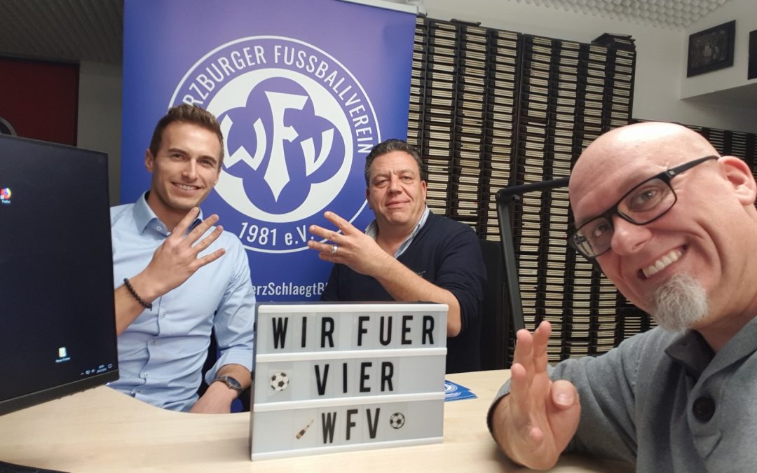 Michael Hemmerich und Matthias Zink vom Würzburger FV