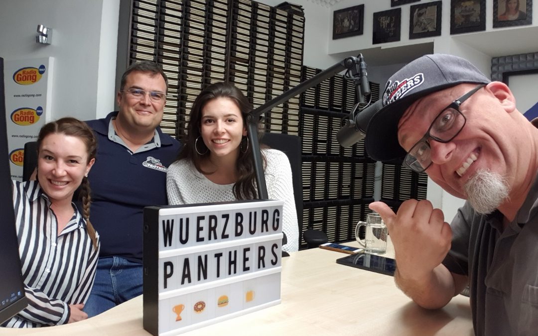 Marina, Peer und Kathi von den Würzburg Panthers