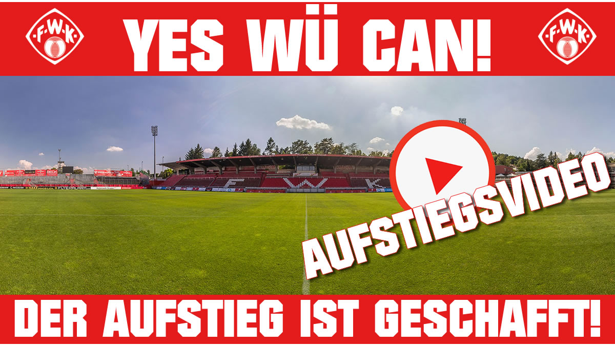 YES WÜ CAN! Die Würzburger Kickers steigen auf